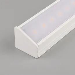 Lot de 2 embouts pour profilé LED d’angle ZARIA – sans trou / Blanc mat