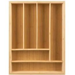 Range-couverts réglable en bois UNIOS / Bois de bambou