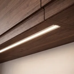 Profilé LED encastrable en aluminium ZARIA avec diffuseur opale / Blanc mat