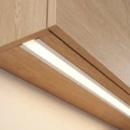 Profilé LED encastrable en aluminium ZARIA avec diffuseur opale / Blanc mat