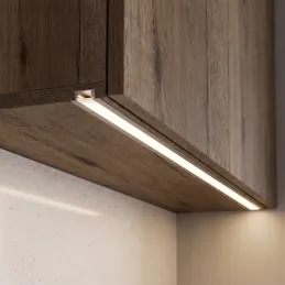 Profilé en aluminium à encastrer ZARIA pour éclairage LED avec cache dépoli / Aluminium