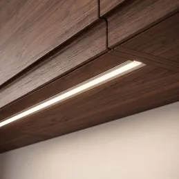 Profilé en aluminium à encastrer ZARIA pour éclairage LED avec cache dépoli / Aluminium
