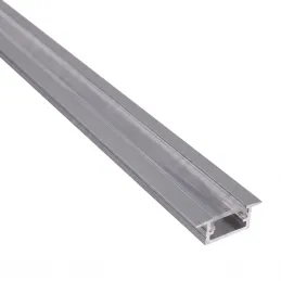 Profilé en aluminium encastrable ZARIA pour éclairage LED avec diffuseur transparent / Aluminium