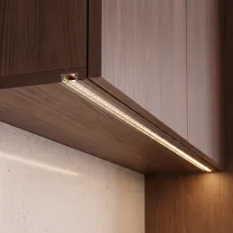 Profilé en aluminium encastrable ZARIA pour éclairage LED avec diffuseur transparent / Aluminium