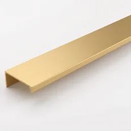 Poignée de chant de porte DIAZ / Doré mat mat