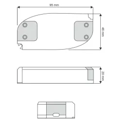 Transformateur LED PREMIUM SLIM 12 V CC / 8 W