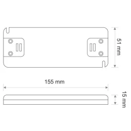 Transformateur LED PREMIUM SLIM 12 V CC / 30 W