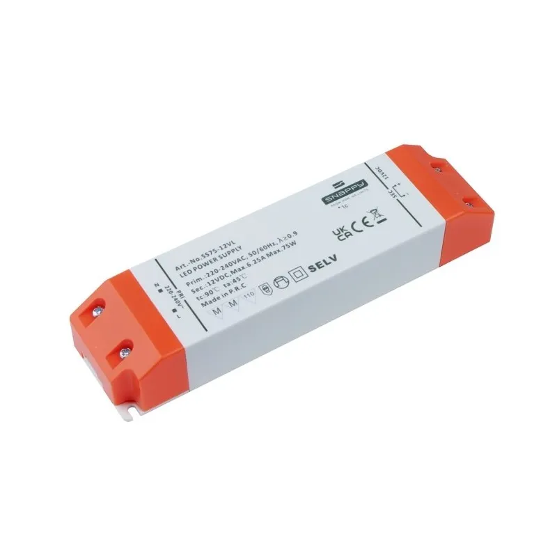 Transformateur LED PREMIUM SLIM 12 V CC / 75 W