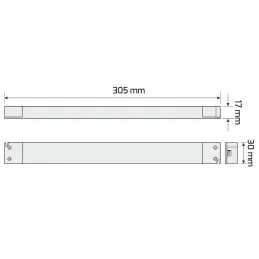 Transformateur LED PREMIUM SLIM LONG 12 V CC / 75 W