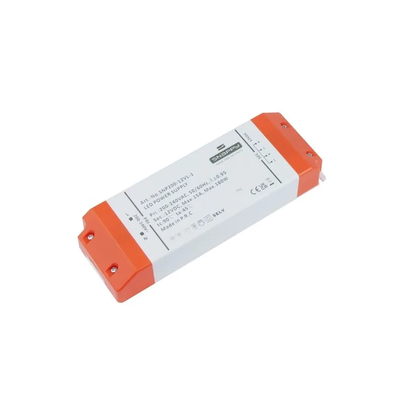 Transformateur LED PREMIUM SLIM 12 V CC / 180 W