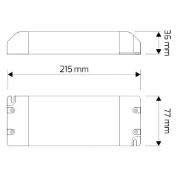 Transformateur LED PREMIUM SLIM 12V DC / 260W