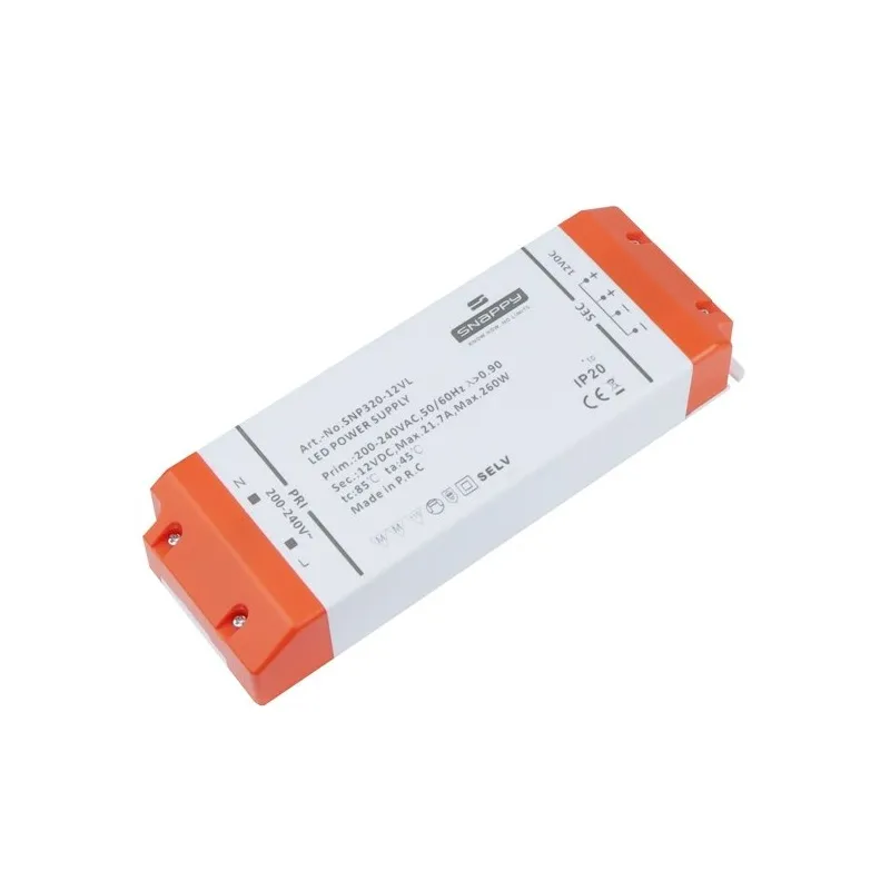 Transformateur LED PREMIUM SLIM 12V DC / 260W