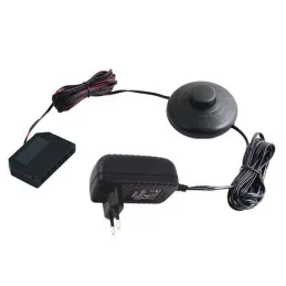 Transformateur LED (adaptateur secteur) 12 V MINI / avec connecteurs de sortie et interrupteur au pied