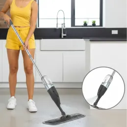 Balai à franges universel avec pulvérisateur d’eau CLEANY 300 ml