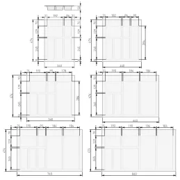 Range-couverts pour tiroir PEGAS / Blanc mat