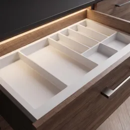 Range-couverts pour tiroir PEGAS / Blanc mat