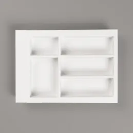 Range-couverts pour tiroir PEGAS / Blanc mat
