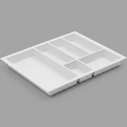 Range-couverts pour tiroir PEGAS / Blanc mat