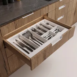 Range-couverts pour tiroir PEGAS / Blanc mat