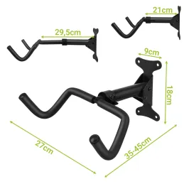 Support mural pour vélo EASY HOLD / Noir