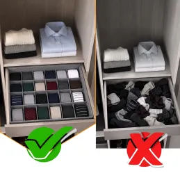 Ensemble de 4 boîtes de rangement pour armoire LORD / Gris