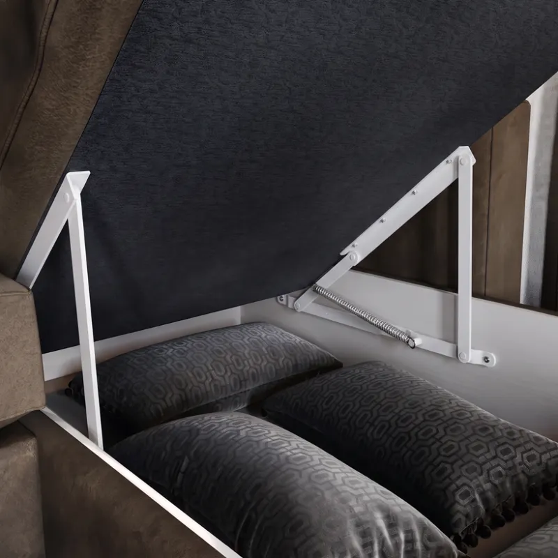 Mécanisme à ressort de levage pour espace de rangement du canapé / Blanc mat