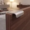 Chrome mat brossé