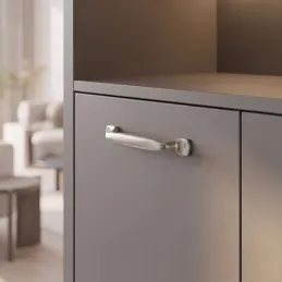 Poignée TERRO / Nickel mat satiné
