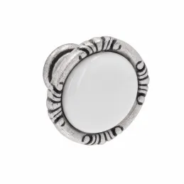 Bouton de meuble VIVALDI mini / Vieux argent