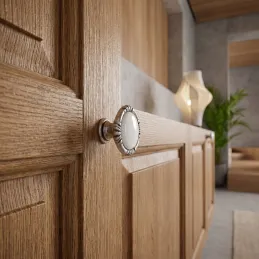 Bouton de meuble VIVALDI mini / Vieux argent