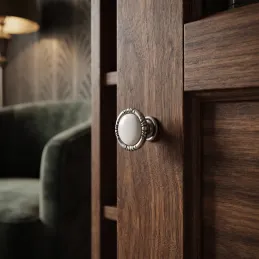 Bouton de meuble VIVALDI mini / Vieux laiton