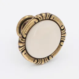 Bouton de meuble VIVALDI mini / Vieux laiton