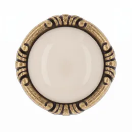 Bouton de meuble VIVALDI mini / Vieux laiton