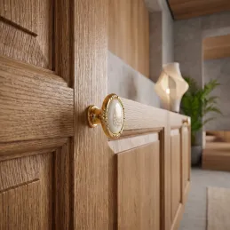 Bouton de meuble VIVALDI mini / Or brillant