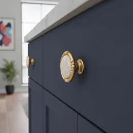 Bouton de meuble VIVALDI mini / Or brillant