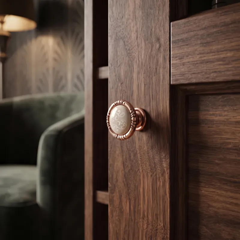 Bouton de meuble VIVALDI mini / Vieux rose