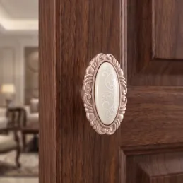 Bouton de meuble VIVALDI long / Vieux rose