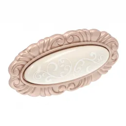 Bouton de meuble VIVALDI long / Vieux rose