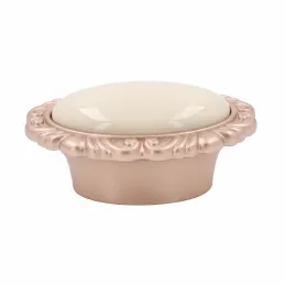 Bouton de meuble VIVALDI long / Vieux rose