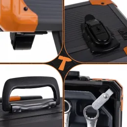 Set d'outils 1000 pièces avec chariot en aluminium / Anthracite