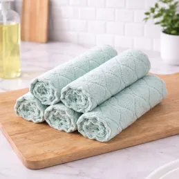 Lot de chiffons en microfibre TOPCLEAN - 10 pièces