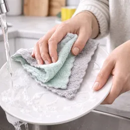 Lot de chiffons en microfibre TOPCLEAN - 10 pièces