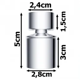 Aérateur pour robinet DOX / Chrome brillant