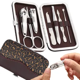 Set de manucure 7 pièces / Or brun