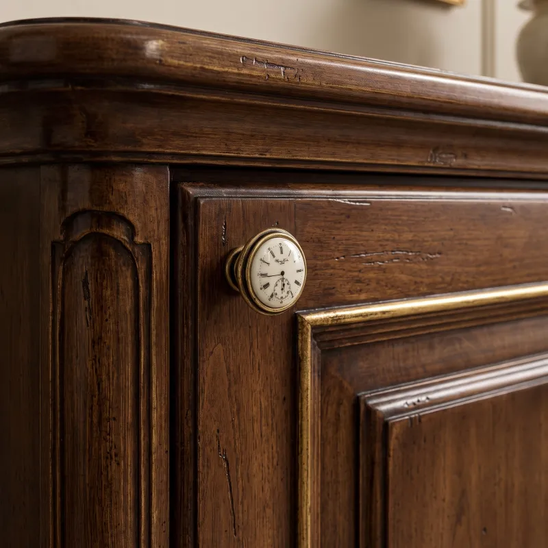 Bouton de meuble VIAMO CLOCK / Laiton vieilli