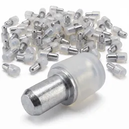 Support d'étagère en verre avec joint - 100 pcs / transparent