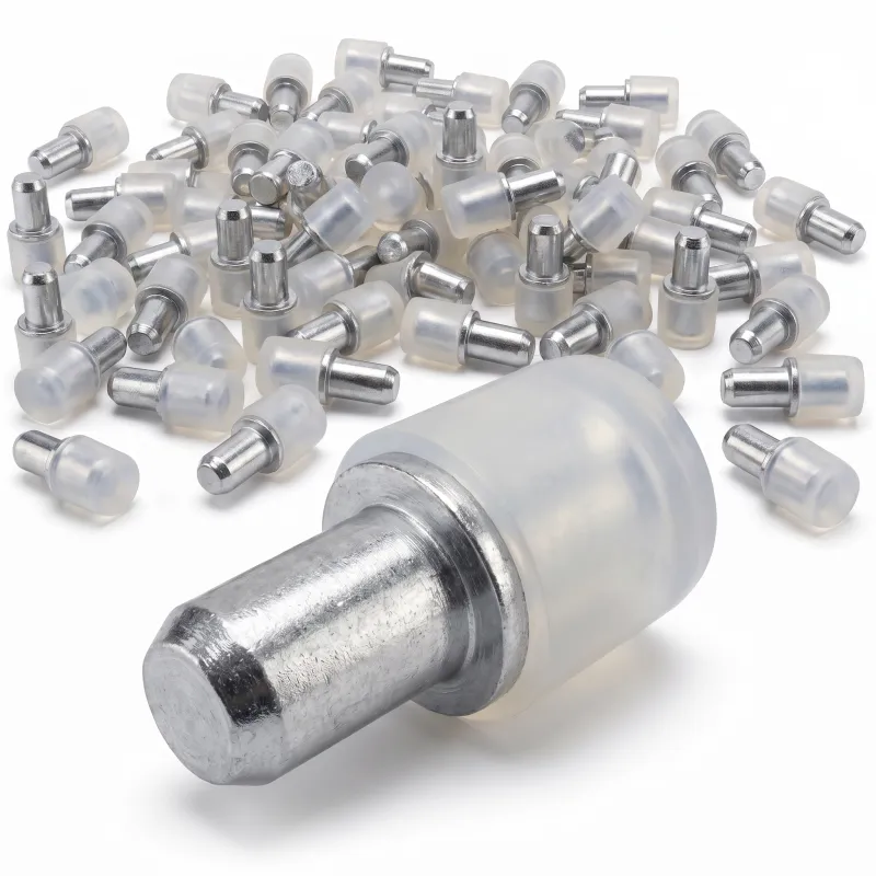 Support d'étagère en verre avec joint - 100 pcs / transparent