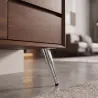 Chrome mat brossé