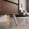 Chrome mat brossé
