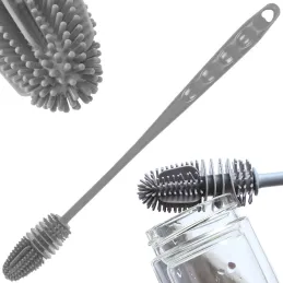Brosse en silicone pour laver les verres / Gris